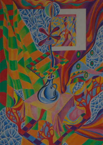 Женщина с попугаем